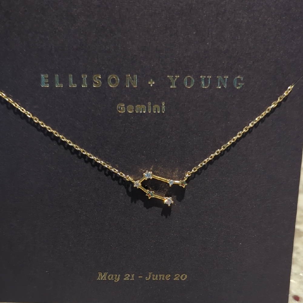 Gemini Gold Necklace
